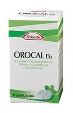 Zdjęcie Orocal D3 tabletki do żucia 30...