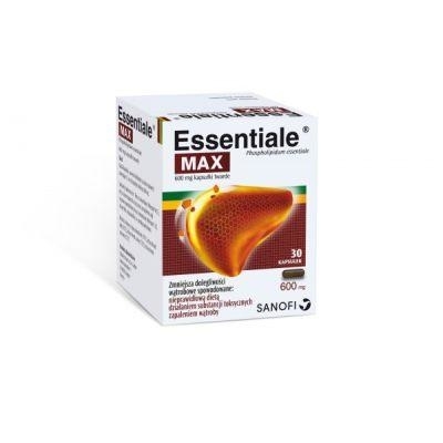Zdjęcie Essentiale Max 600mg 30 kapsułek