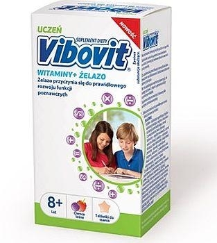 Zdjęcie Vibovit Uczeń Witaminy + Żelazo, 30 tabletek