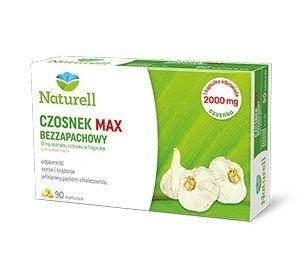 Zdjęcie Naturell Czosnek MAX Bezzapachowy kaps. 90