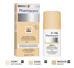 Zdjęcie PHARMACERIS F 03 BRONZE Delikatny Fluid Intensywnie Kryjący  30 ml