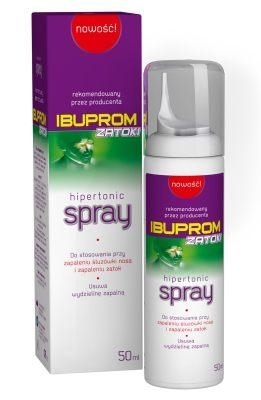 Zdjęcie Ibuprom Zatoki Hipertonic Spray 50 ml