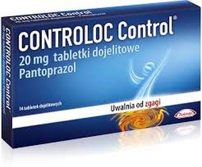 Zdjęcie Controloc Control 20mg 14 tabletek dojelitowych