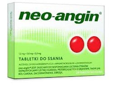 Zdjęcie Neo-Angin z cukrem 24 tabletki do ssania