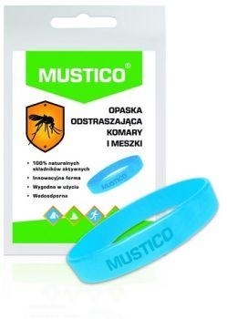 Zdjęcie MUSTICO Opaska odstraszająca komary i meszki, 1 sztuka
