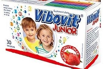 Zdjęcie Vibovit Junior truskawkowy, 30 saszetek