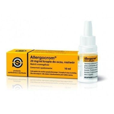 Zdjęcie Allergocrom krople do oczu 0,02 g/1ml 10 ml
