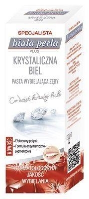 Zdjęcie BIAŁA PERŁA PLUS KRYSTALICZNA BIEL Pasta wybielająca zęby 75 ml