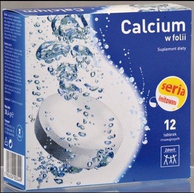 Zdjęcie ZDROVIT Calcium w folii z witaminą C 12 tabletek musujacych