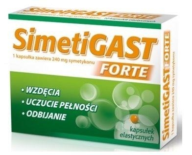 Zdjęcie Simetigast Forte kapsułki elastyczne 20 kapsułek