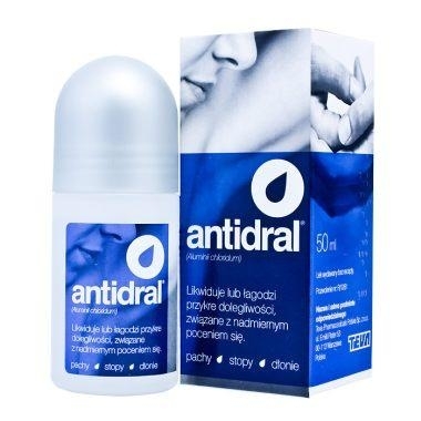 Zdjęcie Antidral płyn na skórę na nadmierne pocenie się 50 ml