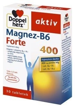Zdjęcie Doppelherz Aktiv Magnez-B6 Forte 400 30 tabletek