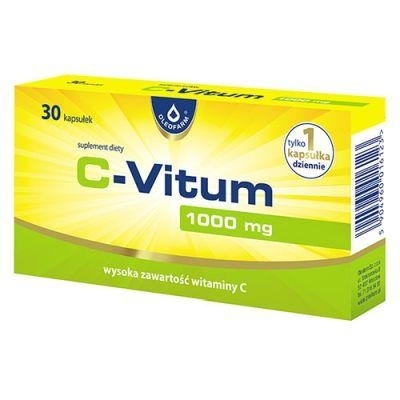 Zdjęcie C-Vitum Witamina C 1000 mg,  30 kaps.