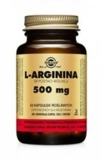 Zdjęcie SOLGAR L-Arginina 500 mg 50 ka...