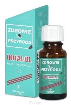Zdjęcie Inhalol krople do inhalacji, 10 g