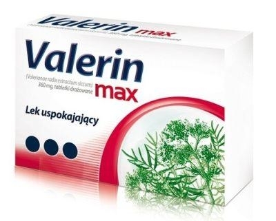 Zdjęcie Valerin Max 0,36 g 10 tabletek powlekanych