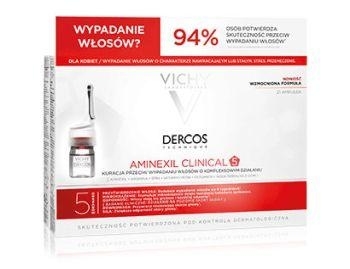 Zdjęcie VICHY Dercos AMINEXIL CLINICAL 5 formuła dla kobiet, 21 ampułek