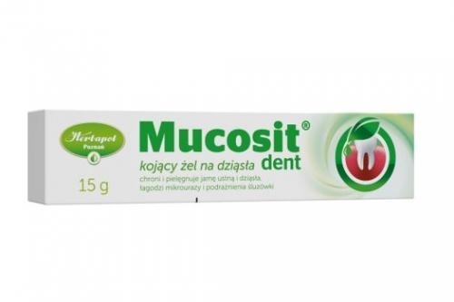 Zdjęcie Mucosit Dent żel do stosowania na dziąsła, 15 g