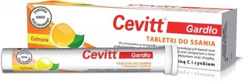 Zdjęcie Cevitt Gardło cytryna tabletko do ssania 20tabl