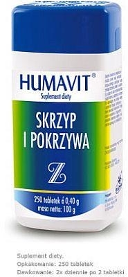 Zdjęcie Humavit Z Skrzyp i pokrzywa 250 tabletek