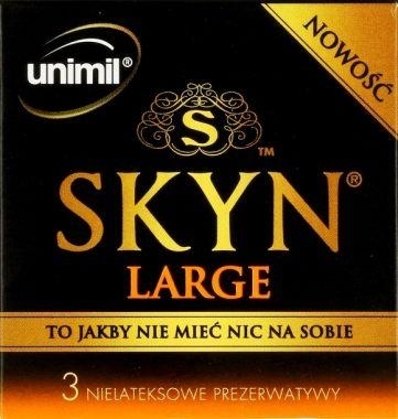 Zdjęcie Prezerwatywy UNIMIL SKYN Large 3 sztuki