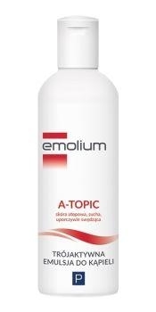 Zdjęcie EMOLIUM A-TOPIC Trójakaktywna Emulsja do kąpieli, 200ml