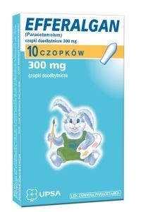 Zdjęcie Efferalgan czopki 300 mg 10 czopków