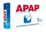 Zdjęcie APAP 500 mg 12 tabletek powlek...