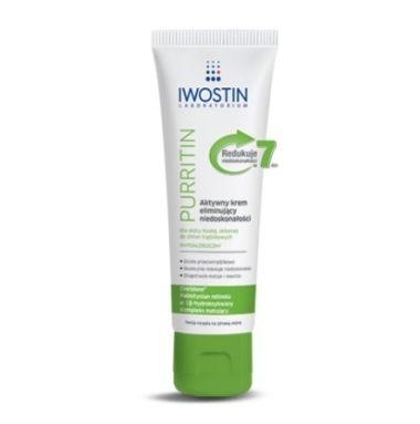 Zdjęcie IWOSTIN PURRITIN Krem Aktywny na dzień eliminujący niedoskonałości 40ml