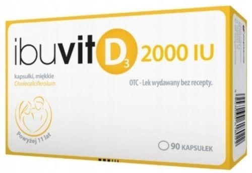 Zdjęcie Ibuvit D3 2000 IU, 90 kaps