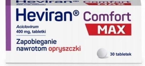 Zdjęcie Heviran Comfort MAX,  0,4 g 30 tabl.