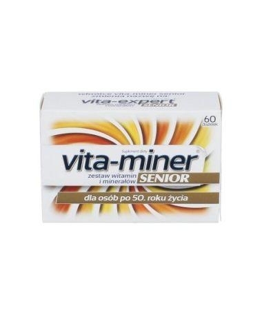 Zdjęcie Vita-miner Senior 60 drażetek