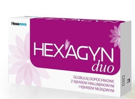 Zdjęcie Hexagyn Duo globulki dopochwowe, 10 globulek