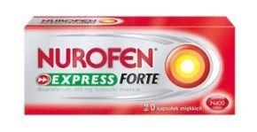 Zdjęcie Nurofen Express Forte 20 kapsułek