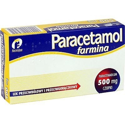 Zdjęcie Paracetamol czopki 0,5 g 10 czopków