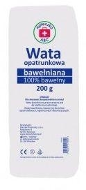 Zdjęcie Wata bawełniana 100% APTECZKA ABC 200g 1op