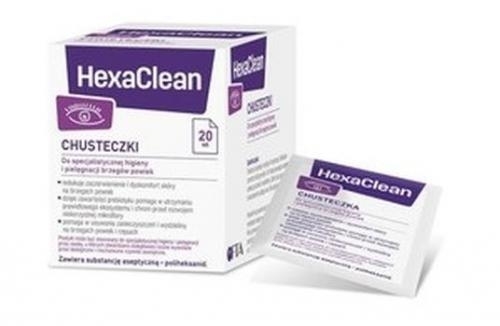 Zdjęcie HexaClean Chusteczki, 20 sztuk