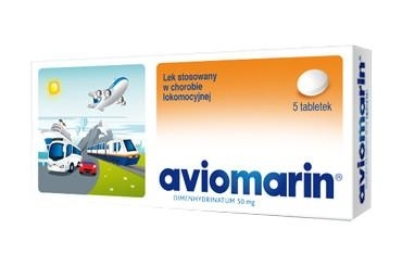Zdjęcie Aviomarin tabl. 0,05 g 5 tabl.