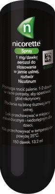 Zdjęcie Nicorette Spray aerozol do stosowania w jamie ustnej 1mg/daw