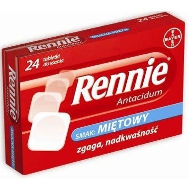 Zdjęcie Rennie Antacidum 24 tabletki do ssania