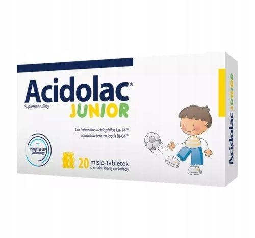 Zdjęcie Acidolac Junior (o smaku białej czeko)*20
