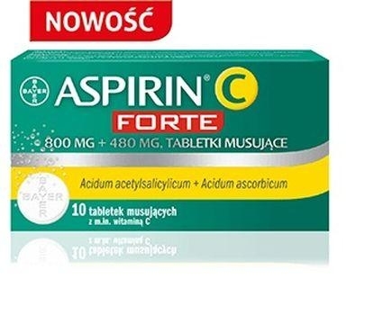 Zdjęcie ASPIRIN C FORTE tabletki musujące, 10 tabletek