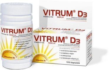 Zdjęcie Vitrum D3 0,025 mg 120 kapsułek