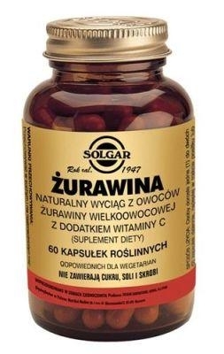 Zdjęcie SOLGAR Żurawina wielkoowocowa 60 kapsułek
