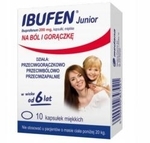 Zdjęcie Ibufen Junior 0,2 g,  10 kaps....