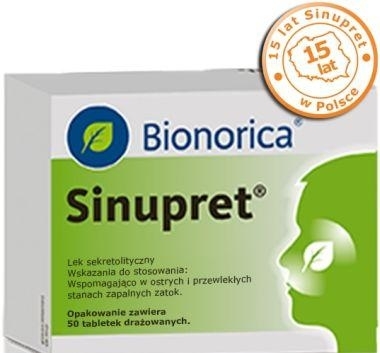 Zdjęcie Sinupret 50 drażetek