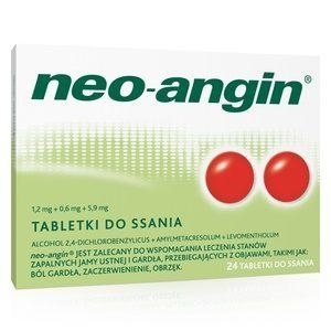 Zdjęcie Neo-Angin z cukrem tabletki do ssania 36 tabletek