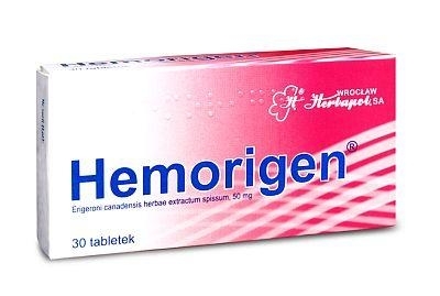 Zdjęcie Hemorigen tabletki 50 mg 30 tabletek
