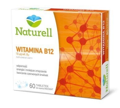 Zdjęcie NATURELL Witamina B12 tabletki do ssania, 60 tabletek