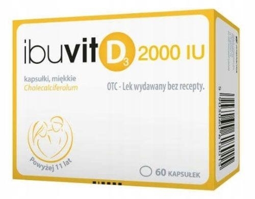 Zdjęcie Ibuvit D3 2000 IU, 60 kaps.